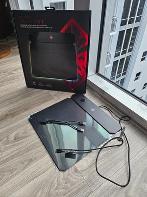 HP Omen Outpost 6CM14AA RGB LED Mousepad w/QI Wireless Charging