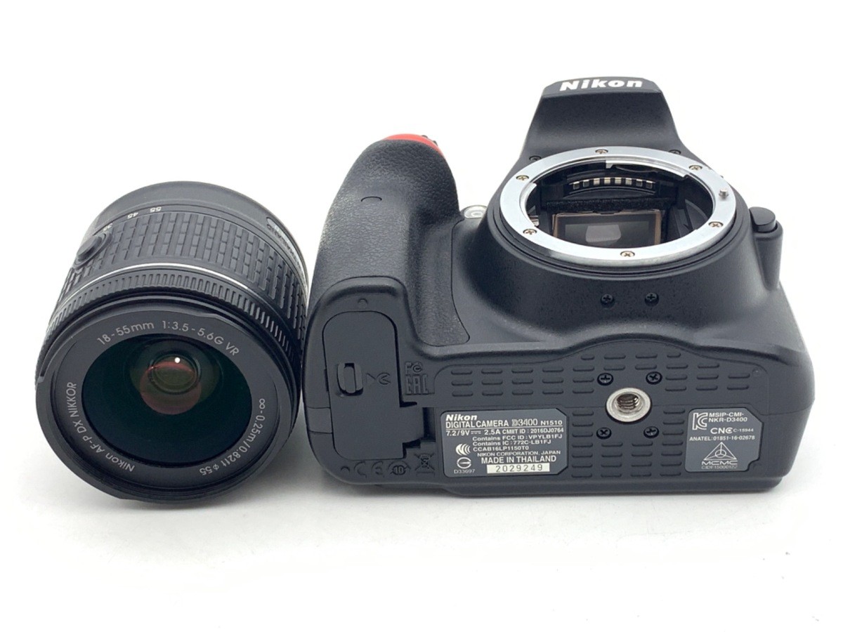 NIKON D3400 18-55 VR LENS KIT BLACK -EXC- `8717 | eBay