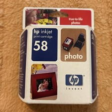Genuine HP 58 Photo Ink Cartridge C6658AN New Sealed Box Vintage 2003