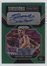 2023 Panini Prizm WWE Sensational Signatures Green Brooks Jensen Auto uk2