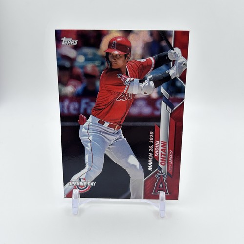 Shohei Ohtani 2020 Topps Opening Day #43 Red Foil Parallel
