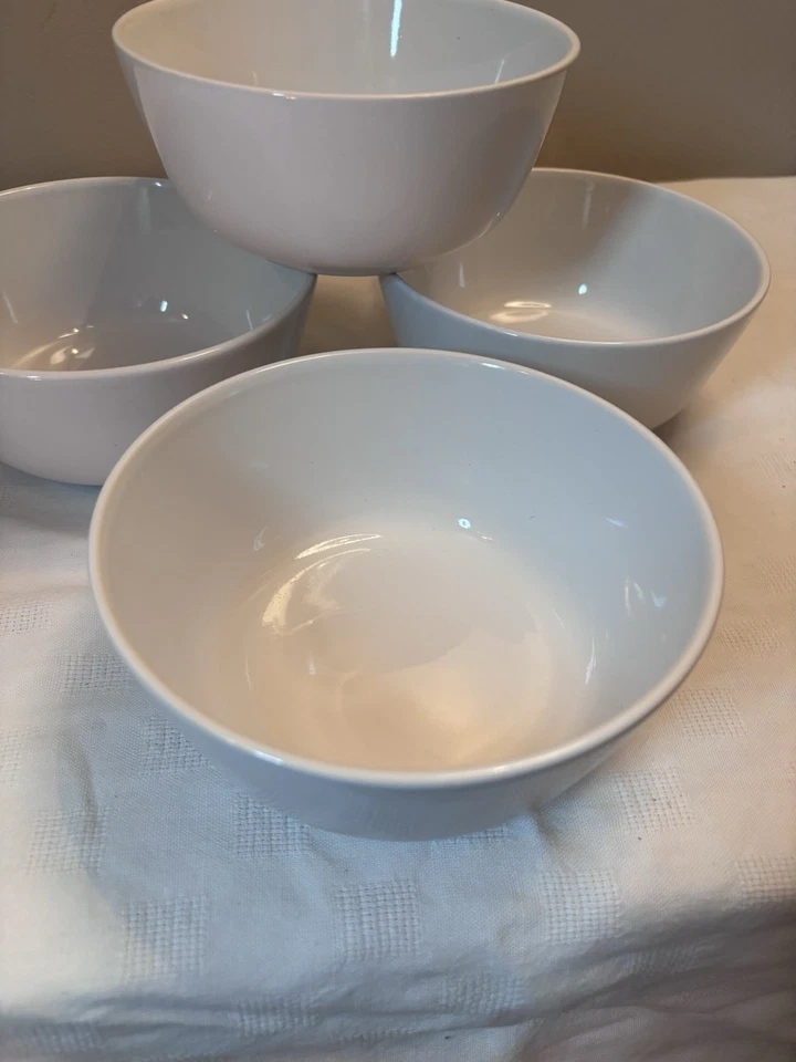 Juego de 4 cuencos de porcelana blancos de 5,5" Ikea of Sweden 12011-1 Foto 2 de 4