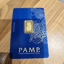 PAMP Suisse Lady Fortuna 2.5g 999.9 Fine Gold Bar - In Assay and Sealed Plastic 4461.48 per troy oz