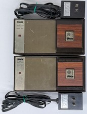  2 Vintage FANON FM Wireless Solid State Intercoms Model SFW UNTESTED PAIR READ