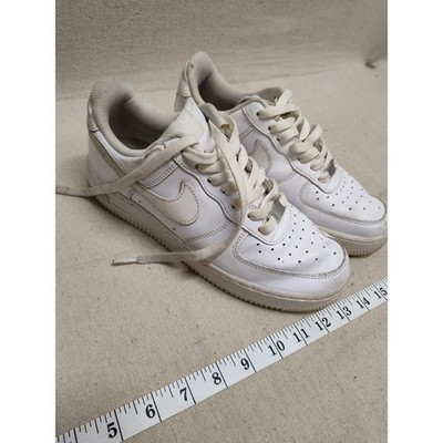 Nike Air Force 1 Low Triple White Sneakers Mens 8.5 DD8959-100 Low Top Shoes