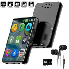 Support 128GB Bluetooth MP3 Player HiFi Bass Musik Spieler HD mit FM Radio