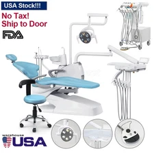 Unidad de Silla Dental Sillon Motor DC Cuero PU/Unidad de Entrega Portatil Movil
