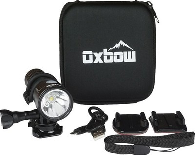 Oxbow Gear HL2000 Maverick Helmet Light Kit Rechargeable Lithium Battery
