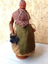 1 santon ancien habillé