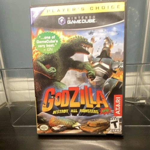 New ListingNintendo GameCube Godzilla Destroy All Monsters Melee No manual (tested)