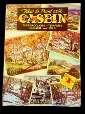 HOW TO PAINT W/ CASEIN ACRYLICS 53 By Eugene Frandzen Published Walter Foster