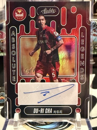 2025 Panini Absolute Legends K League Seoul Du-Ri Cha 1/1 Black Auto TZ