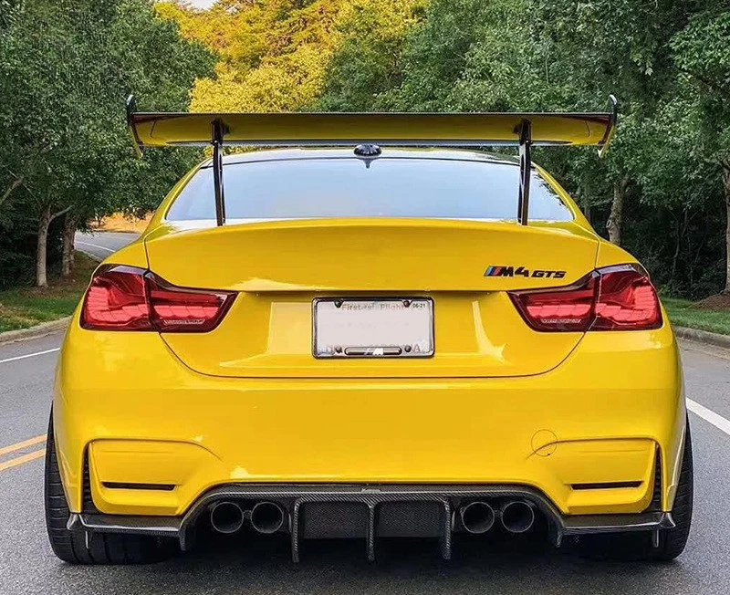 BMW M3 F80 M4 F82 F83 Carbonfaser Hecklippe V-Type Dreiteiliger Diffusor Kit - Bild 2 von 4