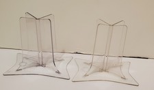 Vintage MOD TNT Barbie Doll 2 Clear Plastic X Stands Mattel Japan Read