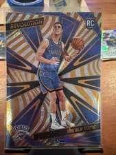 2024-25 Panini Revolution - Rookies Nikola Topic #133 Sunburst /75 (RC)