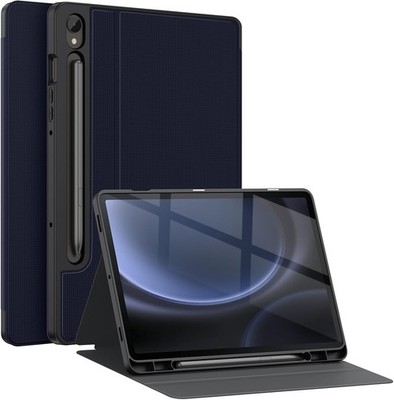 Case for Samsung Galaxy Tab S10 Lite 2025 - Shockproof Stand Folio Case, Dark Bl