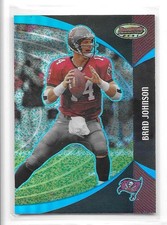 2003 Bowman's Best Blue Brad Johnson #39 Buccaneers #/499