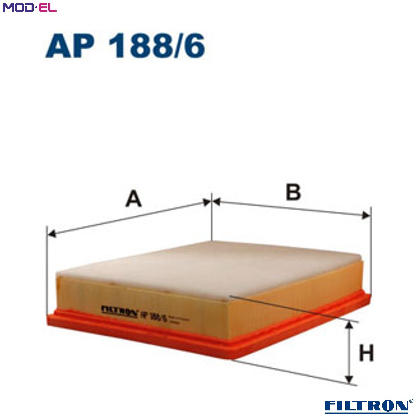 AIR FILTER AP 188/6 FOR CADILLAC SAAB 9-3X Z 19 DTR/Z19DTH 1.9L 4cyl BLS Wagon