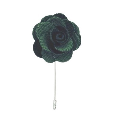 Olive Grüne Samt Handgemachte Blume/Rose Reversnadel Für Blazer