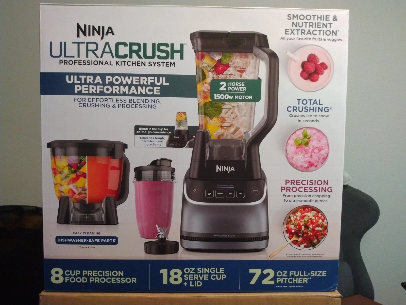 Ninja - UltraCrush Professional Kitchen System - Machine Gray
