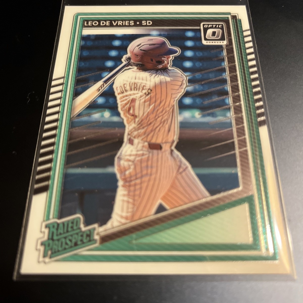2025 Panini Donruss OPTIC Baseball Leo De Vries RATED PROSPECT