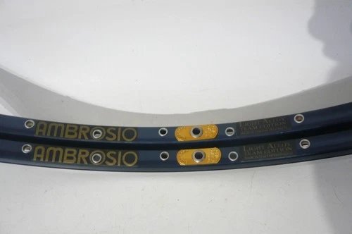 Ambrosio Excellence Team Edition dark blue 700C 36h balanced clincher rim x 2pcs