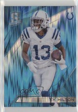 2015 Panini Spectra Neon Blue Prizm 7/49 TY Hilton #105 fm0