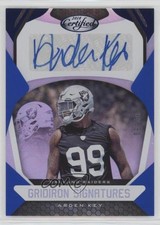 2018 Certified Gridiron Signatures Mirror Blue 37/50 Arden Key #GS-AR Auto fl4