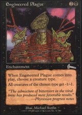 Engineered Plague PL/MP, English MTG Urza's Legacy