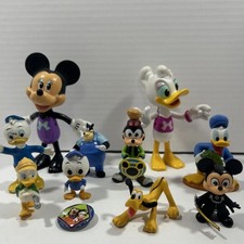 DISNEY FIGURES PVC LOT - MICKEY MINNIE DONALD...