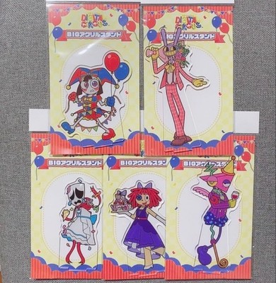 The Amazing Digital Circus BIG Acrylic Stand 5pcs Party ver From Japan