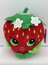 Shopkins Strawberry Kiss Plush Bank 8" New With Tag Moose 2013