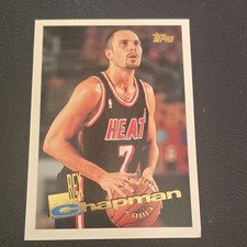 Topps 1996 Rex Chapman #263 Miami Heat Base Set Basketball Trading Card