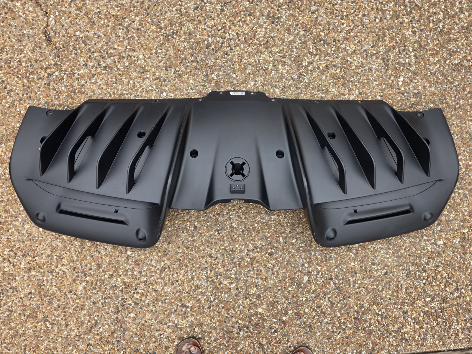 FERRARI SF90 OEM GENUINE ORIGINAL REAR LOWER BUMPER DIFFUSER