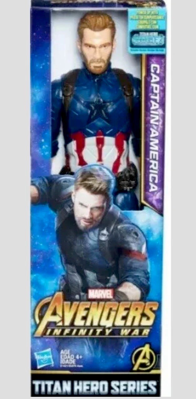 NWT ~ Captain America Titan Hero Series 12-inches Figure Mar