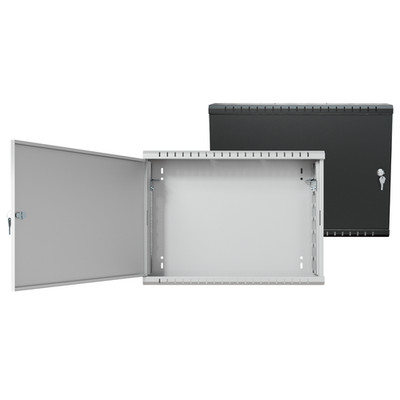 19'' RACK Vertikal Schrank 2U 3U 3+4U 120-180 mm Schwarz Grau