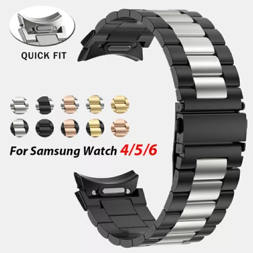 Quick Fit Armband für Samsung Galaxy Watch 7/FE/6/5/4 40mm 44mm 5 Pro Metallband - Bild 5 von 36