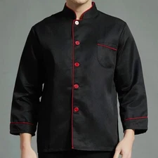 Chef Uniform Waiter Uniform Chef Coat Restaurant Jacket Kitchen Wear