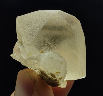 Natural Small DT terminated gwindel Quartz crystal on Matrix 22 grams
