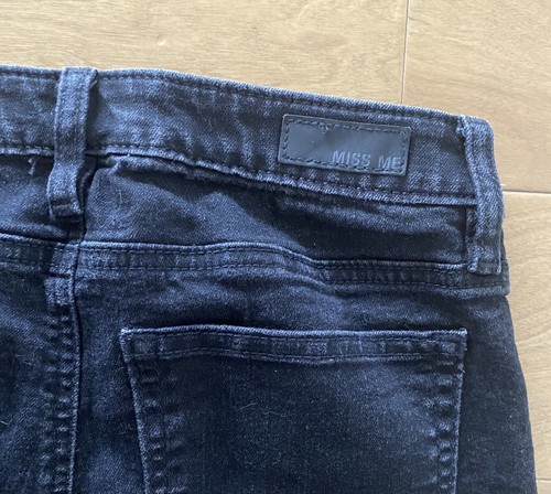 Miss Me Jeans Women’s Size 26 Black Ankle Skinny Jeans - Picture 4 of 7