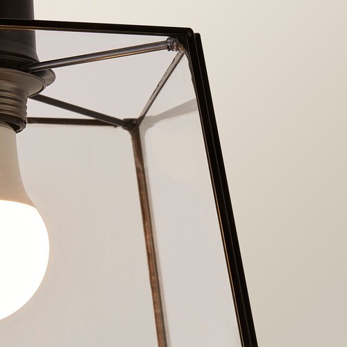 Susie Glass Lantern Lamp Shade Single Pendant Hanging Ceiling Light Fitting LED - Picture 24 of 29