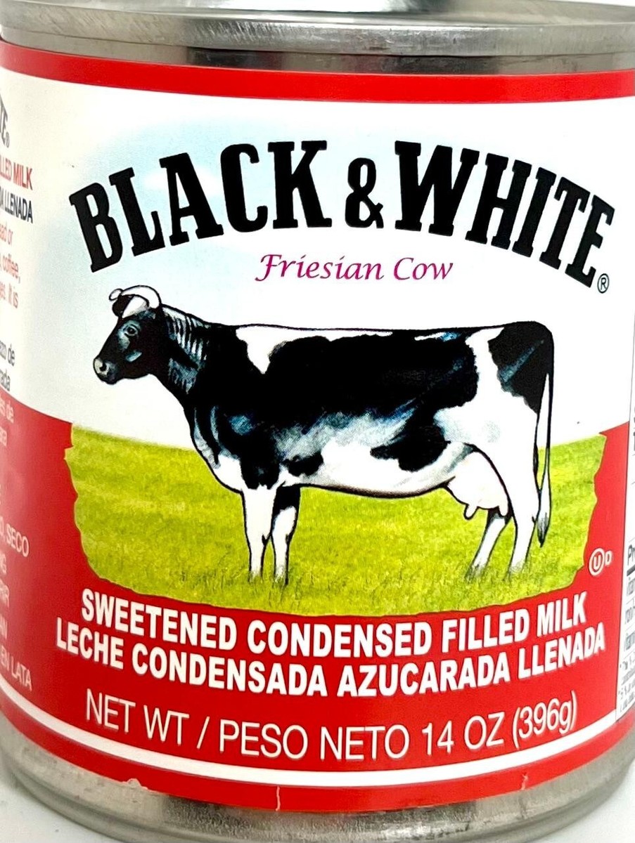 Black & White Sweetened Condensed Filled Milk 14 oz~11/2026