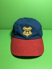 Harry Potter Hogwarts Wizarding World Snapback Hat Red Blue Adjustable Cap