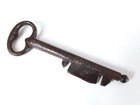 4.7/8" Rare Antique French  key, Made 18-19th Century,Castle Keys,Hand Forged