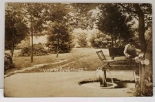 RPPC View At Sun Springs c1910 Real Photo Kansas? Postcard A5