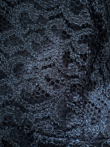 Lipsy Blue Lace Long Sleeved Bodycon Dress Size 12 Midi Occasion Wedding Races - Picture 8 of 11
