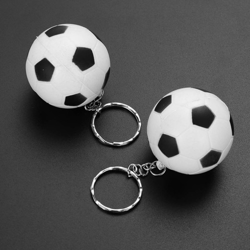 24 Pcs Abschlussgeschenk Schlüsselanhänger in Fußballform Kind - Bild 9 von 11