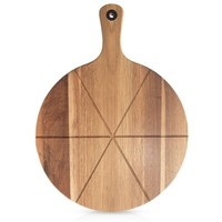Pizzabrett Schneidebrett Servierbrett Holzbrett Pizzateller FüR Pizza 43,5X32 Cm