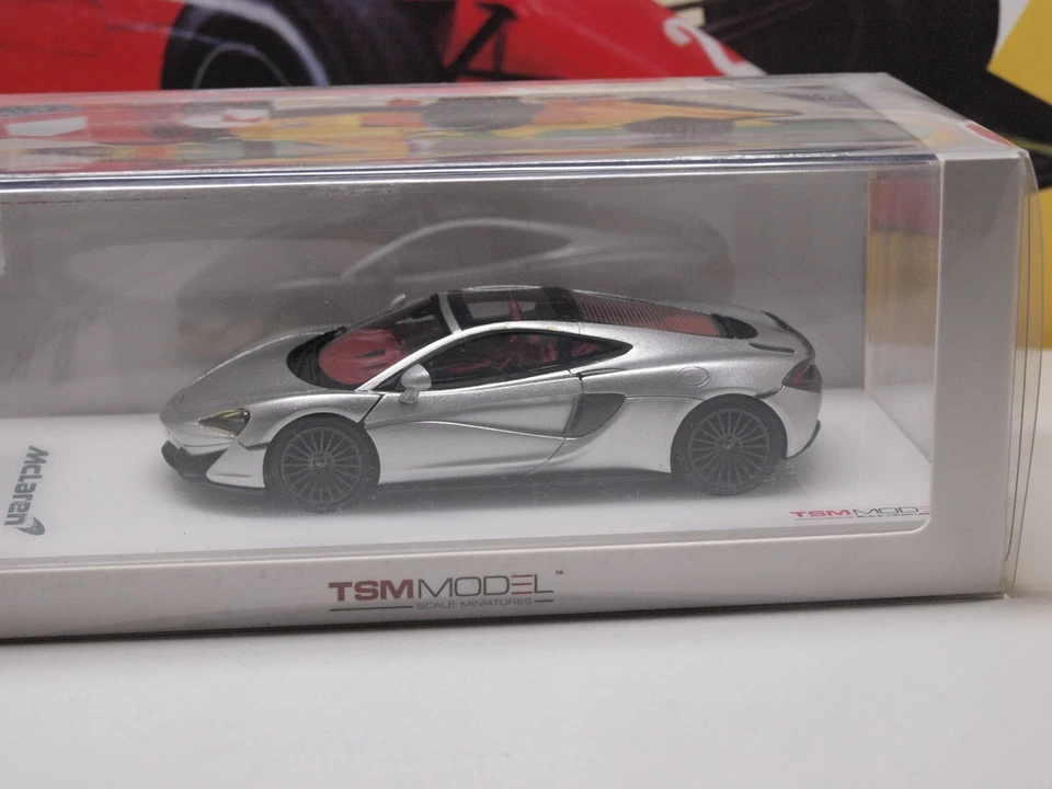 TSM MODELS - 2016 McLAREN 570 GT - SILVER - 1/43 SCALE MODEL CAR TSM430255 - Image 3 of 4