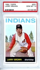 1964 Topps Larry Brown #301 Indians PSA 10 10837